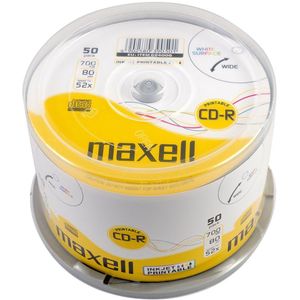 Maxell - CD-R 700Mb - Optische Gegevensdrager - 50 Stuks