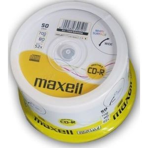 Maxell 50 x CD-R 700 MB (80 min) 52x opslagmedia