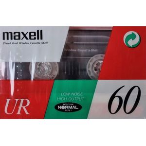 Maxell UR60 1980's Type I Cassettebandje