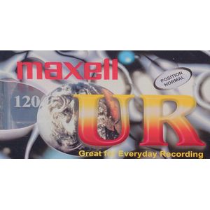 Audio Cassette Tape Maxell UR 120 normal position / Uiterst geschikt voor alle opnamedoeleinden / Sealed Blanco Cassettebandje / Cassettedeck / Walkman / Maxell cassettebandje.