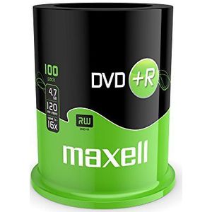 Maxell 275641 DVD+R onbewerkt (16x speed, 4,7GB, 100 spindel)