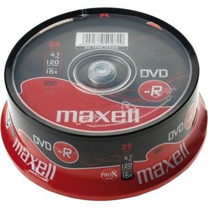 Maxell - MAX-DMR47S2 - Optische Gegevensdrager - Verpakking: Spindel, 25 DVD's