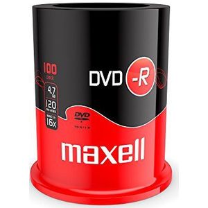 Maxell - 100 x DVD-R - 4.7 GB 16x - Cakebox