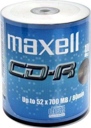 Maxell - CD-R 80Min - Optische Gegevensdrager - 100 Stuks