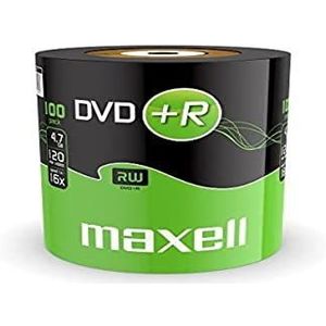 100 Maxell DVD+R 4,7 GB 16x Speed in Krimp