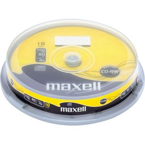 Maxell - CD-RW 80XL - Optische Gegevensdrager - 10-Pack - 700 MB