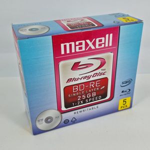 Maxell behuizing: MAXELL BLU-RAY 1-2X SPEED 25GB SINGLE LAYER