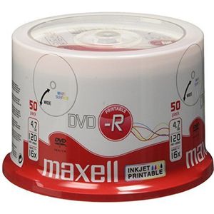 50 Maxell DVD-R 4,7 GB 16x print cake