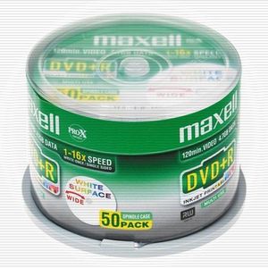 Maxell - DVD+R - 4,7 GB - 16x - 50 Stuks