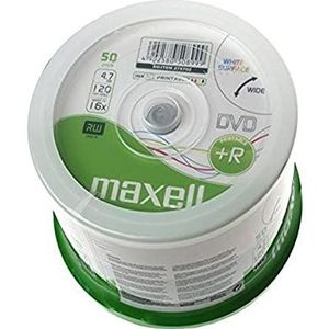 Maxell DVD+R 4,7 GB 16 x Multi-Use Spindle 50 stuks