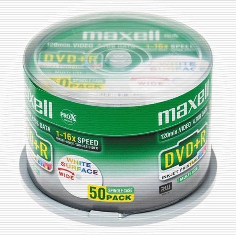Maxell - DVD+R - 4,7 GB - 16x - 50 Stuks
