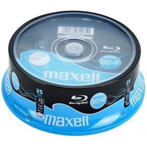 Maxell - BD-R 25 x 4x - Optische Gegevensdrager - 25 GB - Spindelverpakking