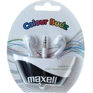 Maxell Colour Budz Wit Intraauraal In-ear koptelefoon