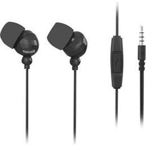 Maxell 303759 hoofdtelefoon/headset In-ear Zwart