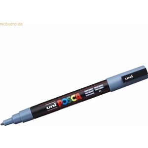 Verfstift Posca PC3M F leisteengrijs