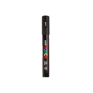 uni-ball POSCA PC-5M Acrylstift 1.8 - 2.5 mm Schwarz