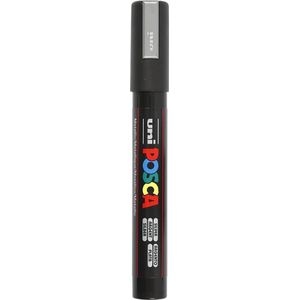 Verfstift Posca M zilver - 1 stuk