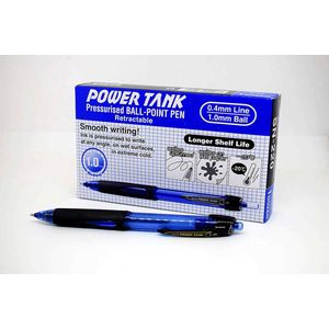 Kugelschreiber Uni-ball Power Tank, blau, 12 Stück