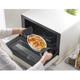 Yamazaki Siliconen Ovenwanten - Magnetisch - Tower - Zwart (set van 2)