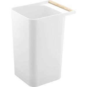 Yamazaki - Como - Prullenbak - Wit - Hout - 12 Liter