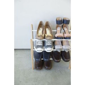 Yamazaki - Expand. Shoe Rack - Plain - white