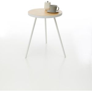 Yamazaki Round side table - Tower - White