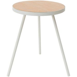 Yamazaki Bijzettafel Rond - Tower - Wit