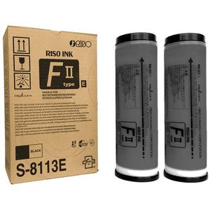 Riso S-8113E inkt cartridge zwart 2 stuks (origineel)