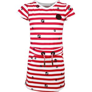 S&C Jurkje Puppylove roze Kids & Kind Meisjes Rood, Wit - Maat: 146/152