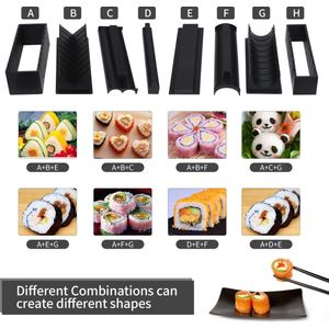 Sushi Serviesset – Borden en schalen voor sushi - Sushi Set – Sushi Kit – Serviesset