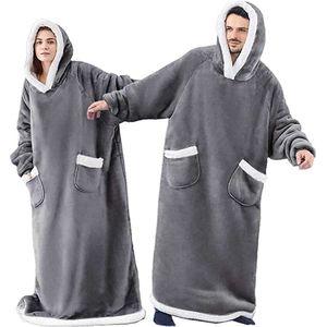 blanket sweatshirt / Unisex oversized draagbare deken hoodie voor vrouwen mannen / hoodie