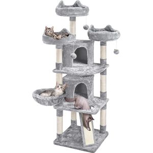 kattenkrabpaal / grote klimboom - speelhuis voor katten / playhouse for cats