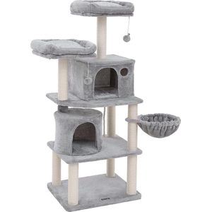 kattenkrabpaal / grote klimboom - speelhuis voor katten / playhouse for cats
