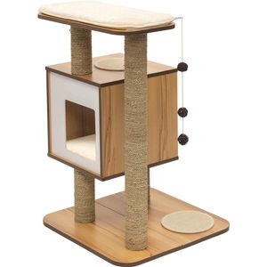 kattenkrabpaal / grote klimboom - speelhuis voor katten / playhouse for cats