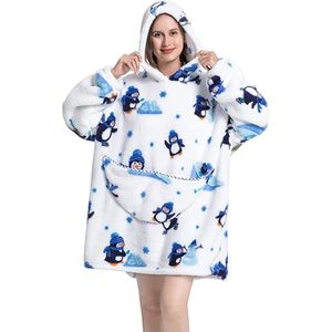 blanket sweatshirt / Unisex oversized draagbare deken hoodie voor vrouwen mannen / hoodie