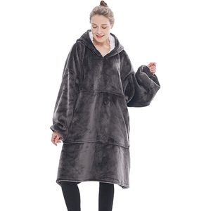 blanket sweatshirt / Unisex oversized draagbare deken hoodie voor vrouwen mannen / hoodie