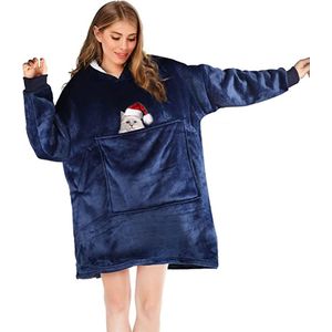 blanket sweatshirt / Unisex oversized draagbare deken hoodie voor vrouwen mannen / hoodie