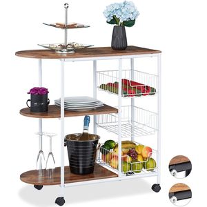 keukentrolley / serveerwagen, keukentrolley, keukenplank - serving trolley, kitchen trolley, kitchen shelf