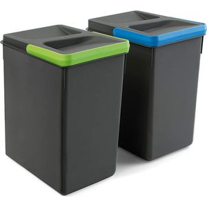 Opbergkast voor buiten - containers van kunsthars voor het sorteren van binnen en buiten / Keter Piñ plastic throw / Opslag Kast (2 x 7 L)