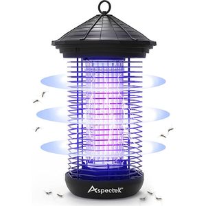 Anti-Muggenlamp , Krachtige vliegenvernietiger , Insectenverdelger, muggenkiller met uv-licht, elektrische muggenlamp voor binnen, tuin, chemicaliënvrij,