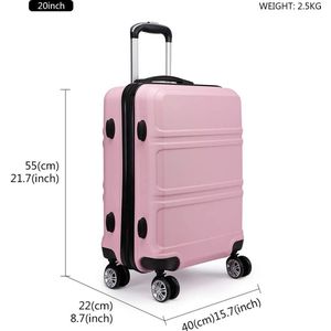 Trolley Suitcase Set, Handbagage / Lightweight 4 rolls carry-on trolley suitcase board luggage cabin trolley travel suitcase luggage,