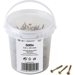 zelftappende schroeven-assortimentset / universal screw assortment box, 500 pieces