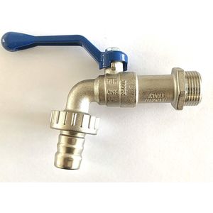 kogelkraan / Premium kogelkraan - universele waterkraan voor de tuin / uitloop buitenkraan / Premium tuinkraan / water tap for the garden