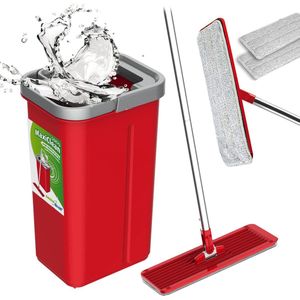 emmer, vloerwisser , poetsemmer \ Dweilmop set - cleaning bucket with mop head