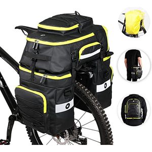 Luggage carrier bag, water-repellent and tear-resistant, Bagagedragertas \ fietstas voor bagagedrager 65 litres