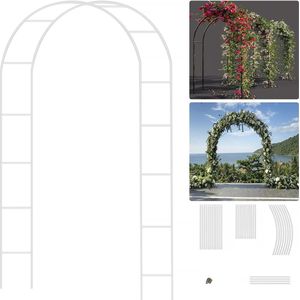 Klimplantenrek / voor tomaten, komkommers en klimplanten - plantensteun \ Garden arch Rose arch / Garden arches / Tuinbogen \ Plantenrek Plantenrekken Rozenrek - klimhulp