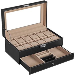 Horlogedoos \ horloge opbergbox | kijkdoos | horlogedoos | Horlogekist - watch box jewelry box