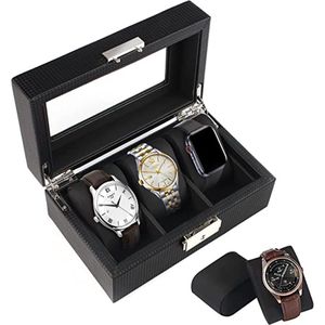 Horlogedoos \ horloge opbergbox | kijkdoos | horlogedoos | Horlogekist - watch box jewelry box