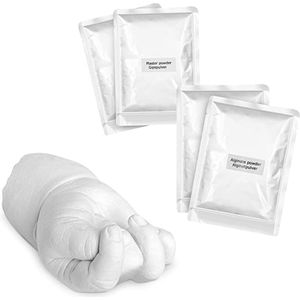 Handafdrukset , Handen Casting Kit , Handafdruk Set voor Koppels voor vele Gelegenheden, 3D Hand Molding Kit all-in-one Hand-Casting Kit met Alginaat en Gips,Doe-Het-Zelf / Babygeschenkset
