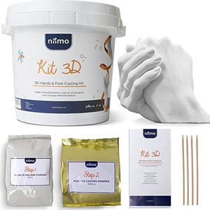 Plaster Hand Set - Hand Casting Kit for Plaster Hands Making - 3D Printing Casting